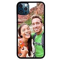 Photo Phone Case Compatible iPhone iPhone 13 Pro Max 6.7 inch Personalized Your Picture or Image Printed On The Case Protective Case iP13Pm Black