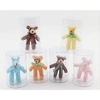 Melody Jane Dollhouse 6 Teddy Bears Standing in Display Box Toy Shop Accessory