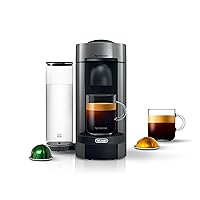 Nespresso VertuoPlus Coffee and Espresso Machine by De'Longhi, 5 Fluid Ounces, Grey