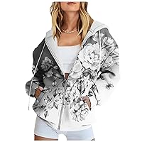 Womens Zip Up Hoodie Warm Coats For Women Plus Size Winter Jackets For Women Fall Clothes For Women 2023