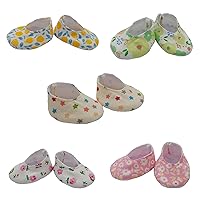 Baby Doll Cloth Shoes for 14 Inch Alive Newborn Reborn Baby Dolls, Dolls Shoes for 14 Inch Baby Dolls Girl