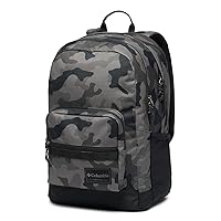 Columbia Unisex Zigzag 30L Backpack, Black Mod Camo, One Size