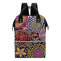 Australian Floral Diaper Bag Backpack Travel Waterproof Mommy Bag Nappy Daypack