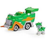 Spin Master 6063588 PAW Patrol Rescue Knights Rocky Transforming Toy Car with Collectible Action Figure