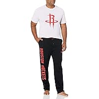 Ultra Game NBA Men's 2 Piece Super Soft T-Shirt & Lounge Pants Set