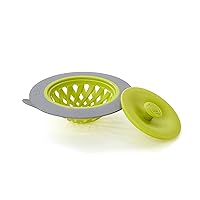 Full Circle Sinksational Sink Strainer with Stopper, Green