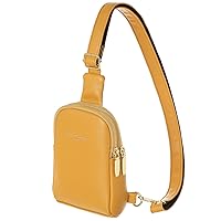 AOCINA INICAT Small Sling Bag Crossbody Vegan Leather Fanny Packs for Women Women Fashionable Chest Bag for Travel