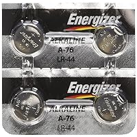 Energizer LR44 1.5V Button Cell Battery x 4 Batteries (Replaces: LR44, CR44, SR44, 357, SR44W, AG13, G13, A76, A-76, PX76, 675, 1166a, LR44H, V13GA, GP76A, L1154, RW82B, EPX76, SR44SW, 303, SR44, S303, S357, SP303, SR44SW) 