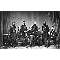 William Tecumseh Sherman N(1820-1891) American Union Army General Sherman (Center) With Members Of His Staff During The Civil War Photograph C1863 Poster Print by (18 x 24)