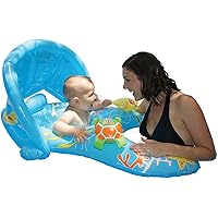 Poolmaster Mommy and Me Swimming Pool Baby Float With Sun Shade, 1 Child