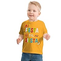 Fiesta til' Siesta | Cute Funny Napping Nap Time Party Toddler Boy Girl T-Shirt
