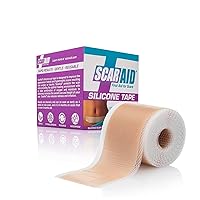 Silicone Scar Tape Premium-Grade for Surgical Scars, C-Section, Keloid & Hypertrophic Scars, Reusable Silicone Tape, Scar Patches for Healing, Reduces Redness & Irritation