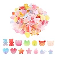 120 Pieces Assorted Kawaii Candy Sweet Charms for Crafts, Slime Beads and  Charms, DIY Flatback Resin, Candy Set Ornaments 
