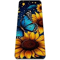 Flower World Zebra Yoga Mat, 1/4 Extra Thick TPE Non Slip Exercise & Fitness Mat for All Types of Yoga, Pilates & Floor Workouts with Yoga Bag (72