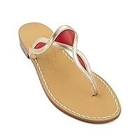 Canfora Amedeo Women's Handmade Esme Capri Sandals - Stylish, Casual, Slip-Resistant & Versatile Summer - Slip on, 100% Leather Capri Sandals