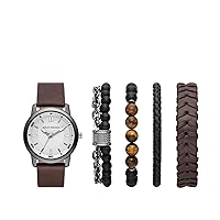 Skechers Men's Quartz Watch and Stackable Bracelet or Interchangeable Band Gift Set