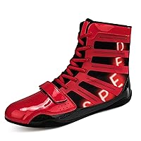 Men's and Women's High Traction Wrestling Shoes for Men,Durable Shoes for Wrestling, Boxing, Weightlifting & Bodybuilding -Combat Sports Footwear, Lightweight Gym Shoes