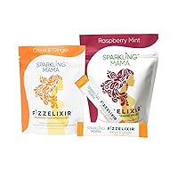 Sparkling Mama: Raspberry Mint, 18 Count, and Citrus&Ginger, 8 Count, Bundle