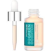 Green Edition Superdrop Tinted Oil Base Makeup, Adjustable Natural Coverage Foundation Formulated With Jojoba & Marula Oil, 30, 1 Count
