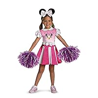 Disguise Disney Minnie Mouse Cheerleader Toddler Girls' Costume, X-Small (3T-4T)