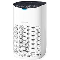 POMORON Air Purifiers for Home Large Room Up to 1500Ft² with Air Quality Sensor&Auto Mode, UV, Efficient HEPA Air Purifiers Filter 99.97% of Pollen Allergies Smoke Dust Pet Dander for Bedroom, MJ003HD