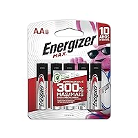 Eveready Energizer Max Alkaline AAA Batteries 8 ea, Silver (E92MP-8)