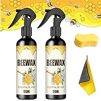 Bee Spray Furniture Polish,Natural Micro-Molecularized Beeswax Spray,Bee's Wax Furniture Polish Spray,Bees Wax Furniture Polish and Cleaner,Suitable for Wooden Furniture, Wooden Floors (2pcs)