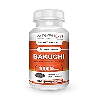 Certified Organic Bakuchi (Psoralea corylifolia) Powder 100 Vegicaps | Helps to Maintain Bone Health