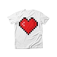 Heart Valentine Shirt Hearts Lovers Tee T-Shirt Love Apparel Pixel Heart Shirt Paint Heart Shirt Leopard Heart Shirt