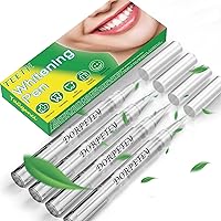Teeth Whitening Pen (4 Pcs), Teeth Whitening Kit for Teeth Brighter and Oral Care, Teeth Whitener Gel for Remove Stains with Effective and Painless, No Sensitivity, Travel-Friendly