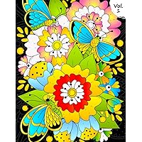 Floral Mandalas Coloring Book for Adults: Lovely and Relaxing Floral Drawings for Adults to Color and Bring to Live, Vol.1 (Floral Mandalas Coloring ... for Adults to Color and Bring to Live)