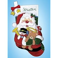 Design Works Crafts Santa's Gifts Felt Stocking Kit