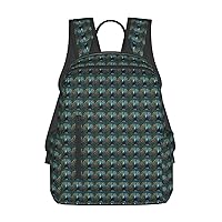 Beautiful Peacock Print Simple And Lightweight Leisure Backpack, Men'S And Women'S Fashionable Travel Backpack