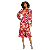 Maggy London Women's Light Charmeuse Fit and Flare Occasion Event Party Date Night Out Guest of