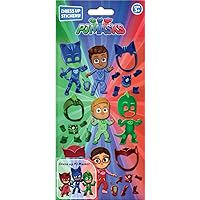 PJ Masks Dress Up Stickers | Reusable Chunky Foam Stickers | Perfect for Craft Play