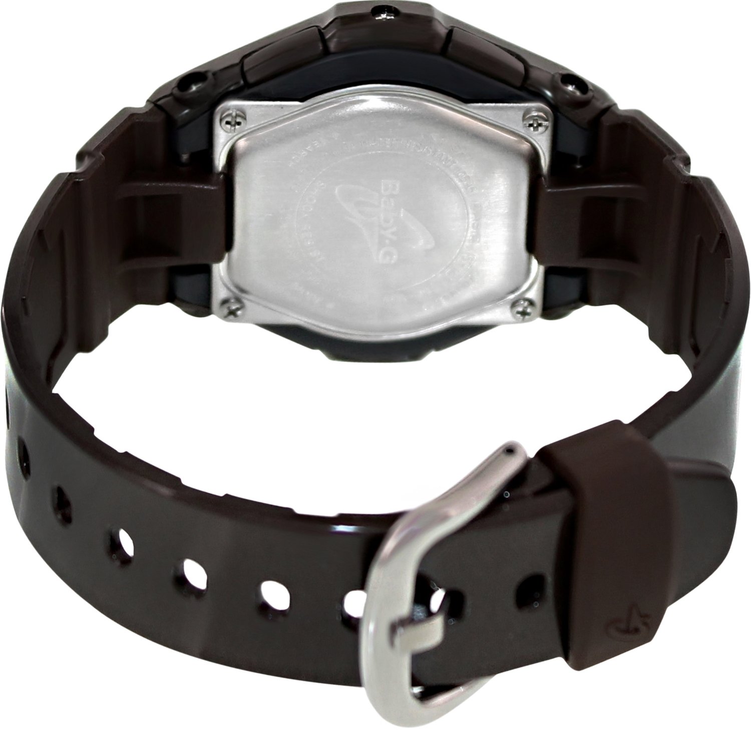 Casio Women's BGA141-5B Black Resin Quartz Watch with Black Dial