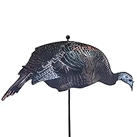 Higdon Outdoors Flex Turkey Silhouette | All in One Ultra-Light Foldable Turkey Decoy with Full Body Realism