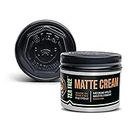 GIBS Tea Tree Matte Cream-Light/Medium Hold, Long Lasting Light Hold, Made in USA 4oz
