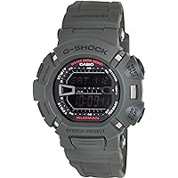 Casio Men's G9000-3V G-Shock Green Mudman Digital Sports Watch, Black