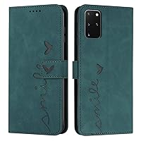 Smartphone Flip Cases Compatible With Embossed Pattern Samsung Galaxy S20 Plus Leather Wallet Phone Case Card Slot Holder Flip Phone Case Compatible With Samsung Galaxy S20 Plus Flip Cases ( Color : G