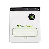 FoodSaver® Reusable Quart Vacuum Zipper Bags, for Use with FoodSaver Handheld Vacuum Sealers, 10 Count