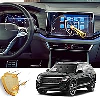 Refreshed 2024 Volkswagen Atlas Screen Protector for 2024 Atlas/Atlas Cross Sport SE/SE with Technology/SEL/SEL Premium R-Line/SEL R-Line Screen Protector Tempered Glass Protective Film for 2024
