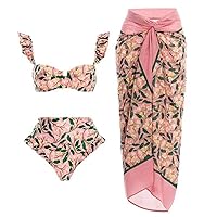 Two Piece Swimsuits for Women 2024 Plus Size Black Bikini Sets for Women Tummy Control Boys Board Shorts Size
