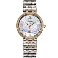 Quartz Watches for Women Diamonds Date Luminous Fashion Gold Watch CA1172L