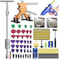 Super PDR Car Dent Repair Kit, Dent Puller Kit with Slide Hammer, 100W Glue Gun, Dent Lifter and More, Automotive Dent Removal Tools for Paintless Dent Repair, PDR Tools for Dents, Hail Damage etc.