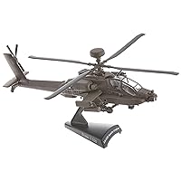 Daron Postage Stamp Boeing AH-64D Apache Longbow 1/100 Scale Diecast Display Model with Stand ,Medium