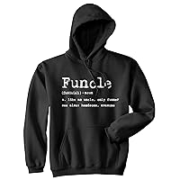 Crazy Dog T-Shirts Funcle Definition Hoodie Funny Fun Uncle Family Graphic Novelty Sweatshirt