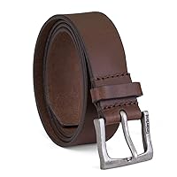 Timberland Men's Classic Leather Jean Belt 1.4 Inches Wide (Big & Tall Available)