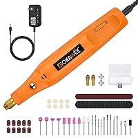 Corded Rotary Tool Kit for Crafts, GOXAWEE Mini Power Tool with Cord, 105pcs Accessories 18000rpm Multi-Purpose Small Grinder Drill Set for Sanding, Polishing, Drilling, Etching, Engraving, DIY Crafts