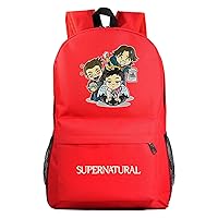 Teens Supernatural Graphic Knapsack Lightweight Durable Bagpack Casual Canvas Student Book Bag(19 Colors)